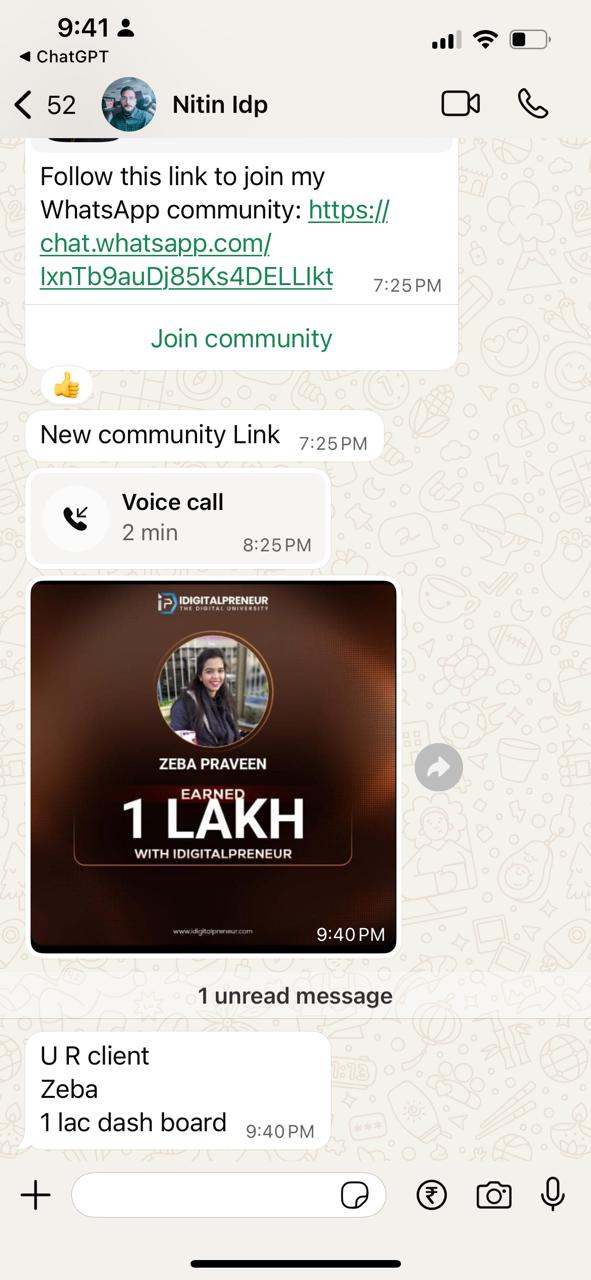 Client feedback 1
